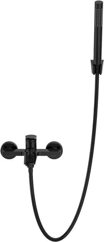 Vannas maisītājs ar dušas komplektu Invena Nestos BW-97-004-V, melna