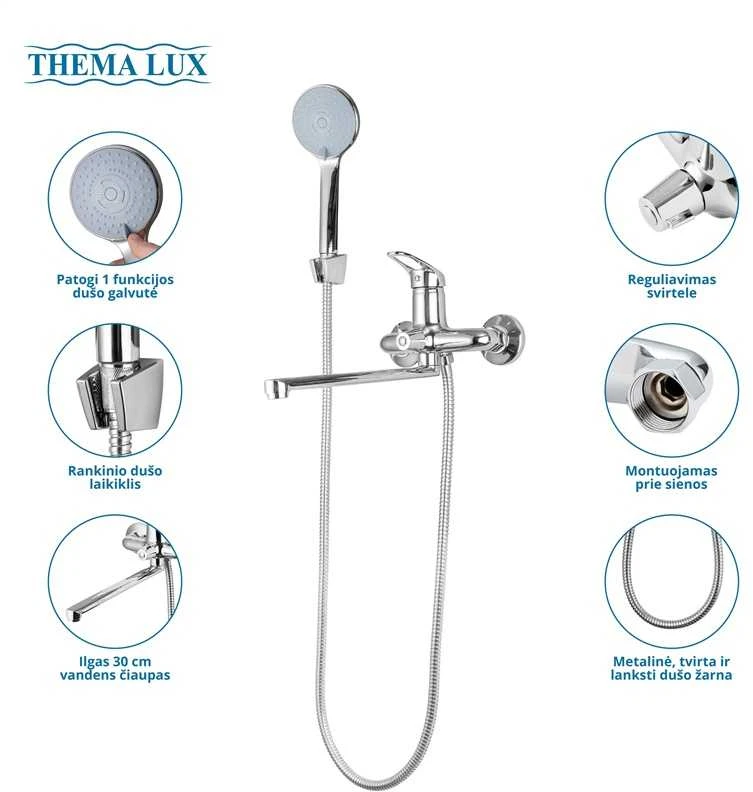 Thema Lux Vonios maišytuvas Sourcing BATH MIXER L-1108