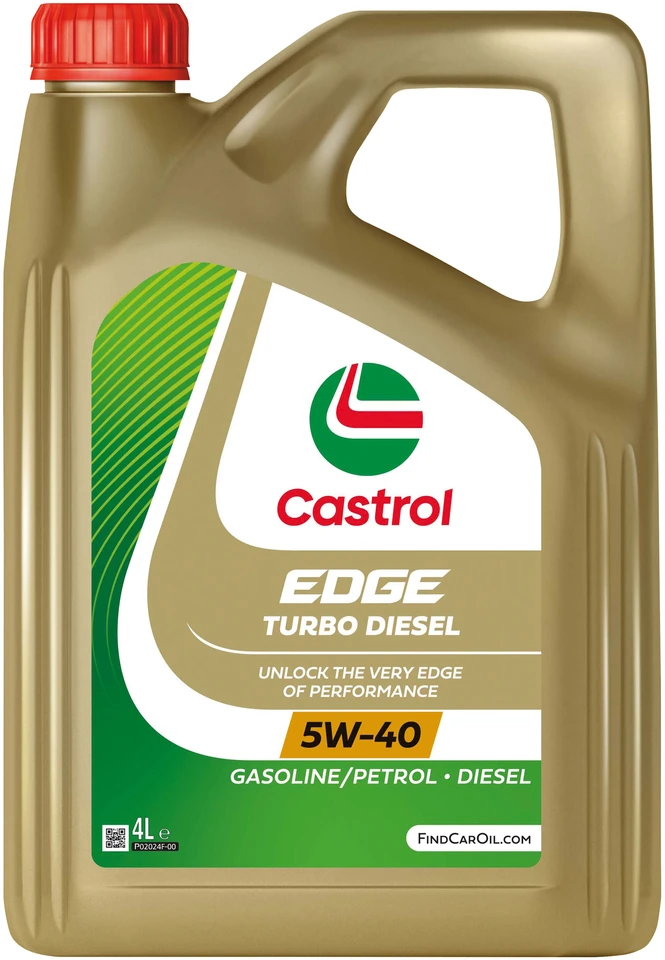 Variklio alyva Castrol Edge Titanium Turbo Diesel 5W-40, sintetinė, 4 l