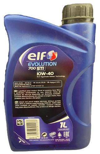 Variklio alyva Elf Evolution 700 STI 10W-40, pusiau sintetinė, 1 l