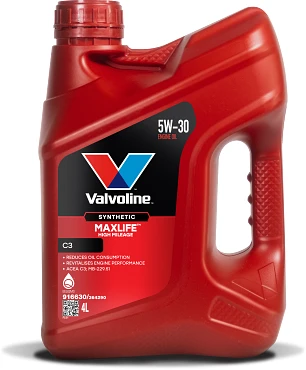 Alyva varikliui MAXLIFE C3 5W30 4L, Valvoline