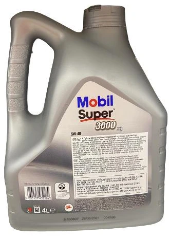 Alyva MOBIL SUPER 3000X1 5W-40 4 L