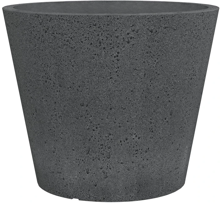 Scheurich Lumarko FLOWERPOT PLASTIC 238/49 STONY Juodas D49