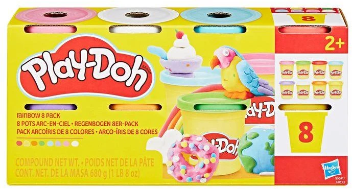 Play_Doh Play-Doh modelinų rinkinys „Play-Doh“ masei, 8 vnt. pakuotė