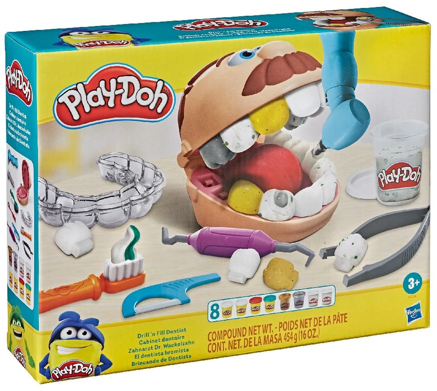 PLAY-DOH Plastilino rinkinys „Dantistas“