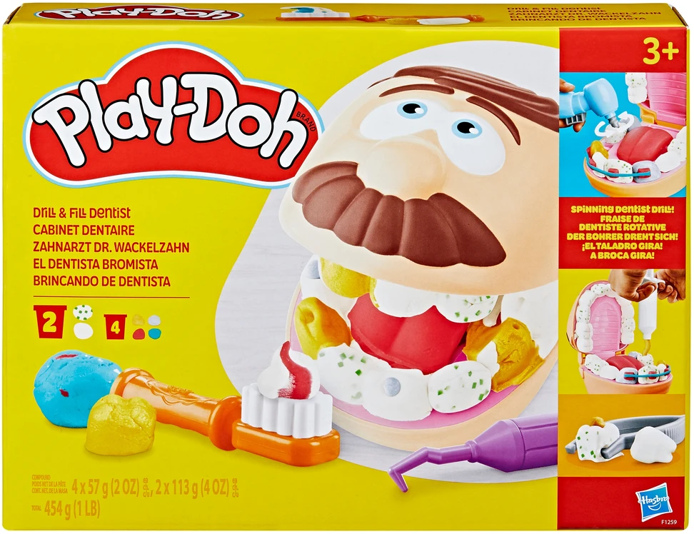 PLAY-DOH Plastilino rinkinys „Dantistas“