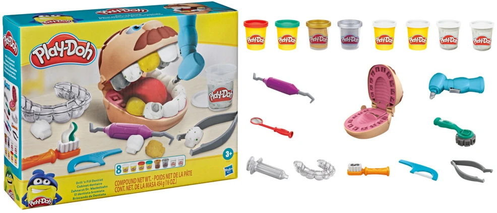 PLAY-DOH Plastilino rinkinys „Dantistas“