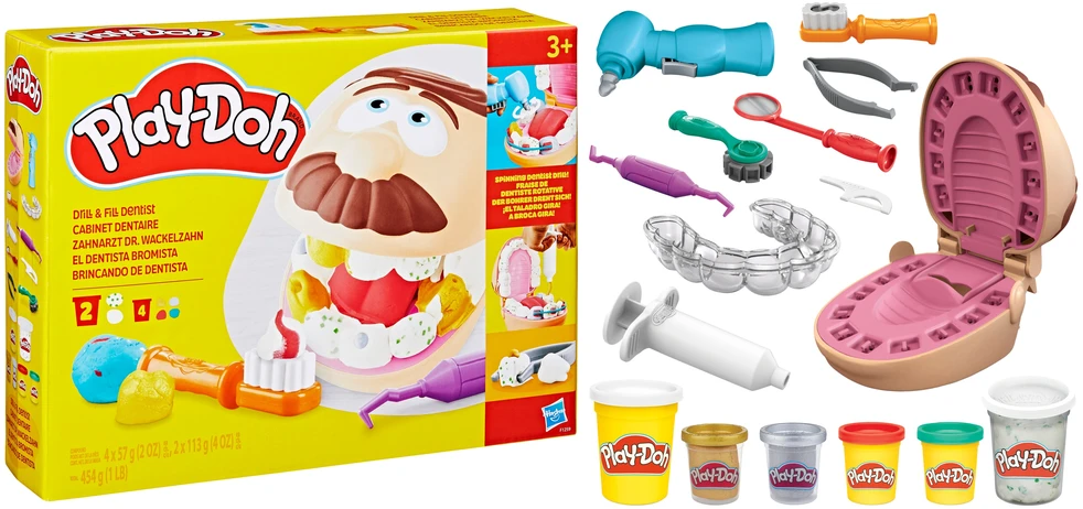 PLAY-DOH Plastilino rinkinys „Dantistas“