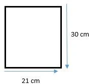 Domoletti MIRRORS SET SQUARE 21X30X3 CM 9PCS