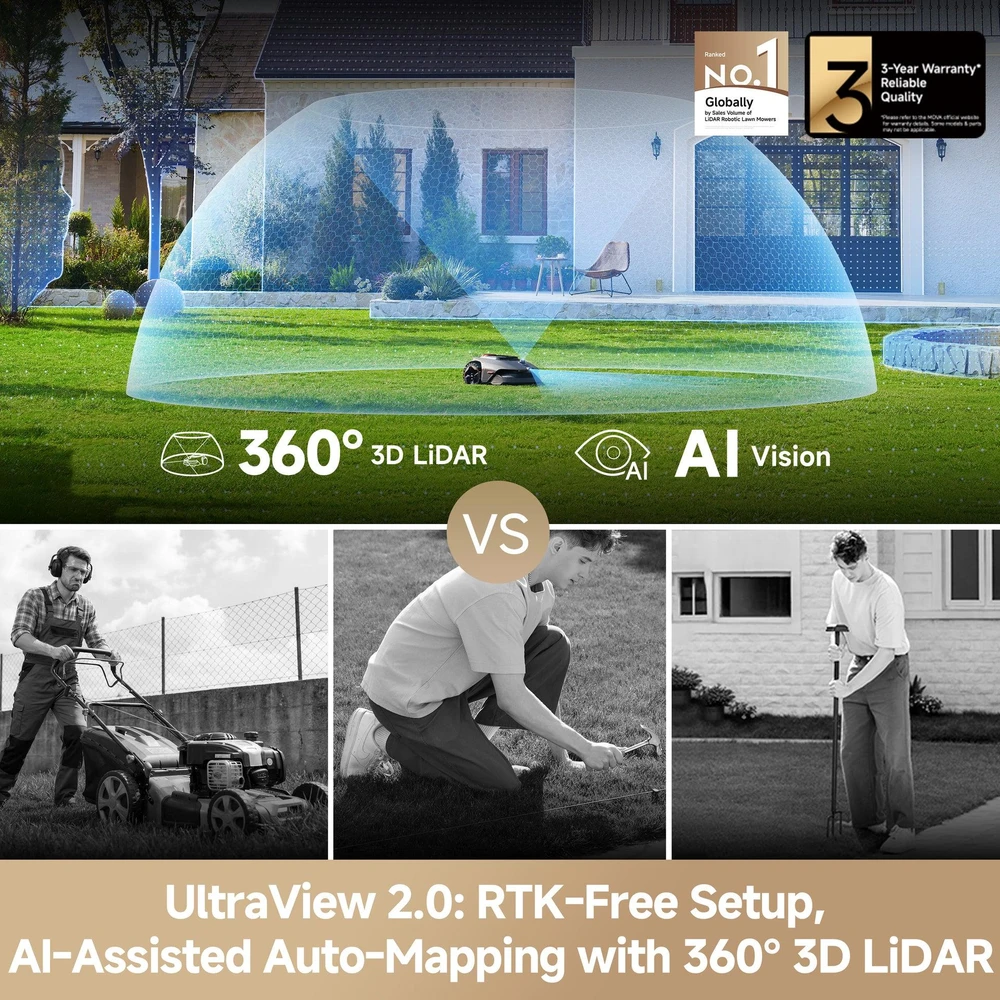 Vejos robotas Mova LiDAX Ultra 1000