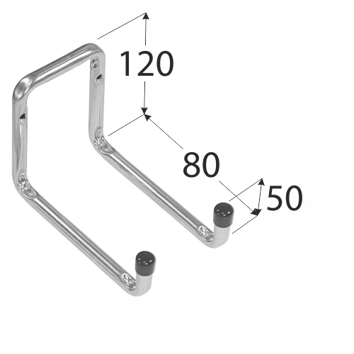 Velano Pakaba, dviguba U, 120 x 80 x 50 mm