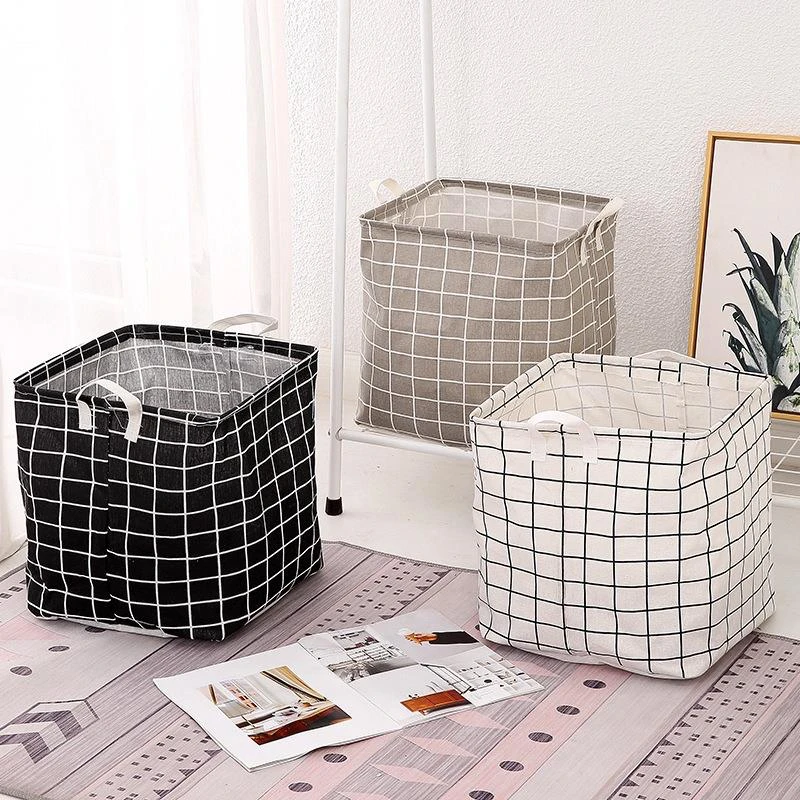 Krepšys skalbiniams Domoletti BASKET LAUNDR DOMOLETTI 33X33X34.5CM TEX