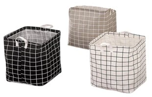 Krepšys skalbiniams Domoletti BASKET LAUNDR DOMOLETTI 33X33X34.5CM TEX