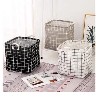 Krepšys skalbiniams Domoletti BASKET LAUNDR DOMOLETTI 33X33X34.5CM TEX