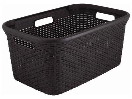 Veļas kaste Curver 187493, 45 l, brūna krās., 59.2 cm x 38 cm