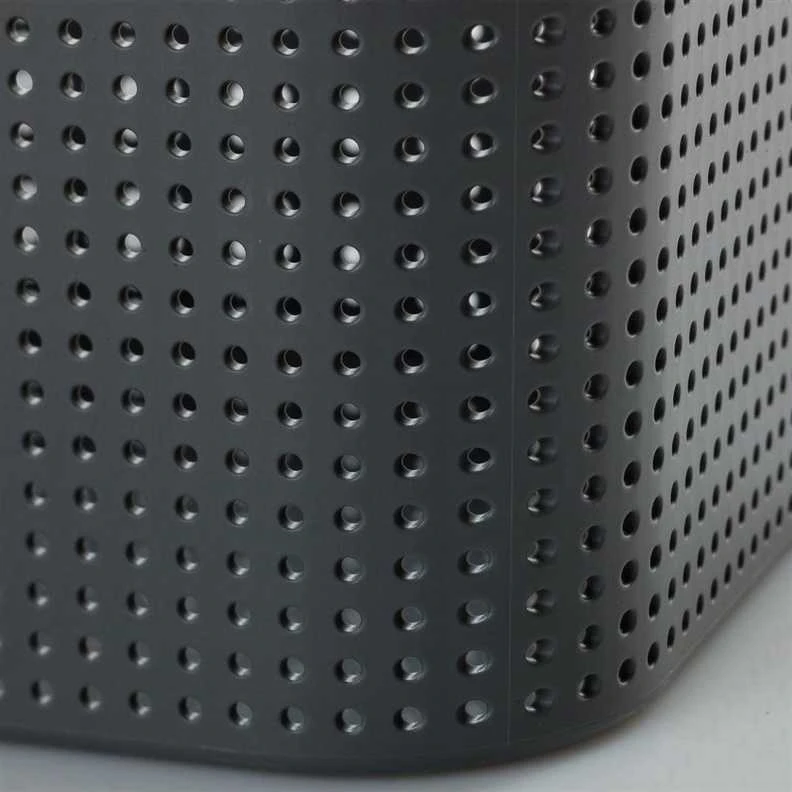 Veļas kaste Rotho 1023508853, 50 l, pelēka krās., 43.1 cm x 34 cm