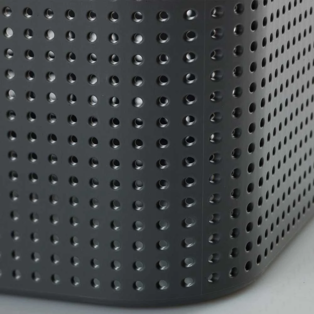 Veļas kaste Rotho 1023508853, 50 l, pelēka krās., 43.1 cm x 34 cm