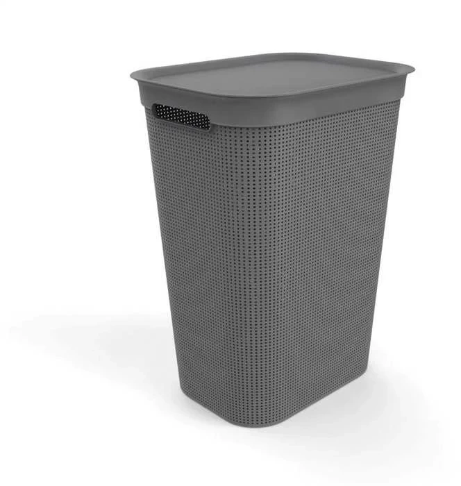 Veļas kaste Rotho 1023508853, 50 l, pelēka krās., 43.1 cm x 34 cm