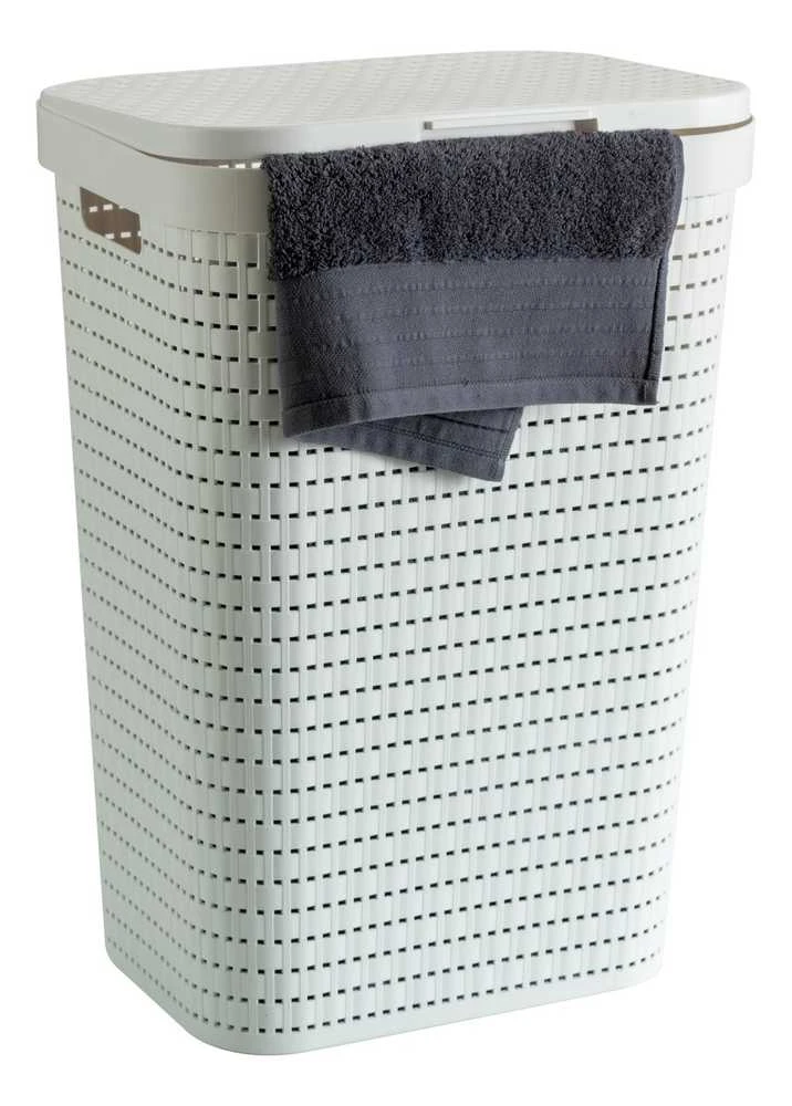 Veļas kaste Rotho 1032701100, 55 l, balta krās., 42 cm x 32 cm