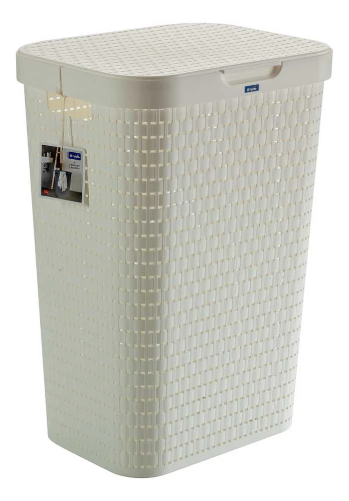 Veļas kaste Rotho 1032701100, 55 l, balta krās., 42 cm x 32 cm