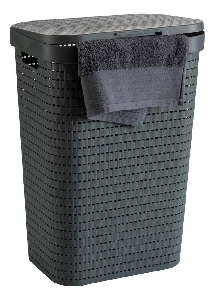 Veļas kaste Rotho 1032708853, 55 l, antracīta/pelēka, 42 cm x 32 cm