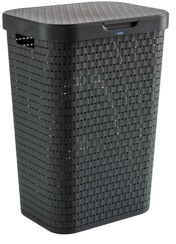 Veļas kaste Rotho 1032708853, 55 l, antracīta/pelēka, 42 cm x 32 cm
