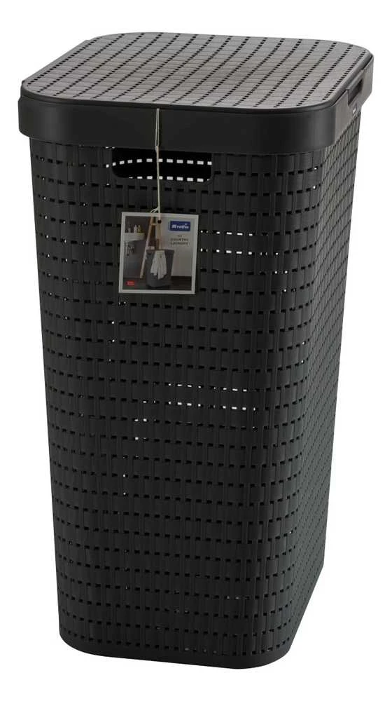 Veļas kaste Rotho 1032708853, 55 l, antracīta/pelēka, 42 cm x 32 cm