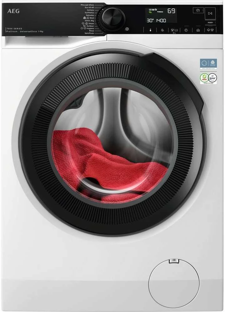 Skalbimo mašina AEG LFR73944FUE, ProSteam, UniversalDose, 9kg