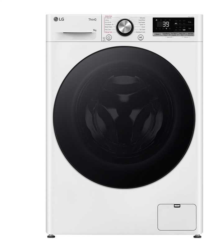 Skalbimo mašina LG F2WR709S2W, 9 kg, 47.5 cm, Wi-Fi