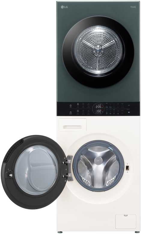 Kombinuota skalbyklė-džiovyklė LG WashTower™, 12/10 kg (WT1210EGF)