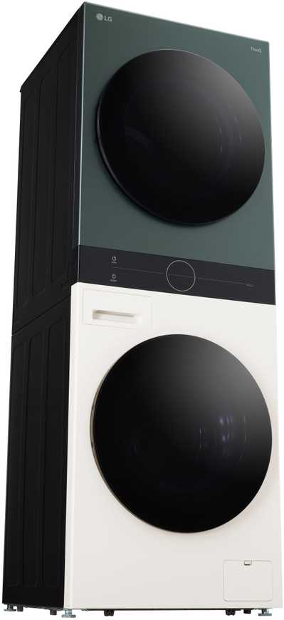 Kombinuota skalbyklė-džiovyklė LG WashTower™, 12/10 kg (WT1210EGF)