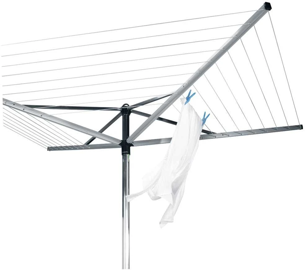 Brabantia Besis. džiov. Topspinner 50 m met. str. - Metallic Pilkas