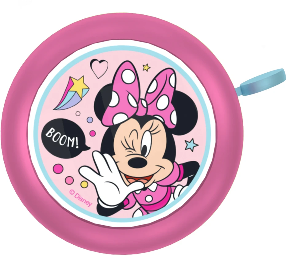Dviračio skambutis Disney Minnie 59166, plastikas/metalas, rožinė sp.