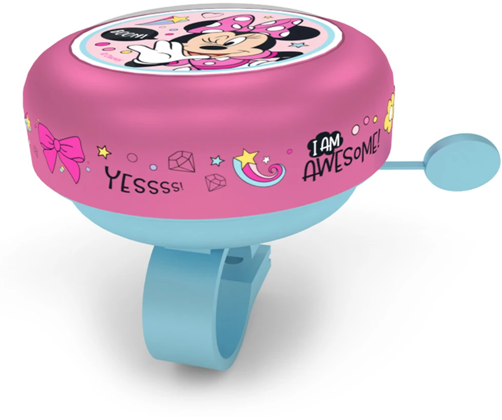 Dviračio skambutis Disney Minnie 59166, plastikas/metalas, rožinė sp.