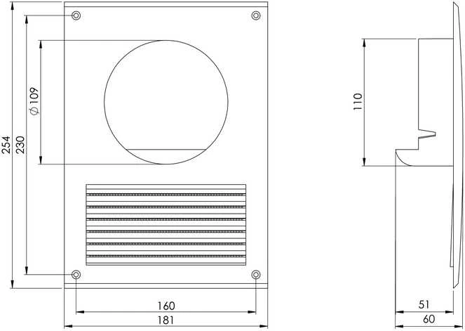 Ventiliacinis adapteris EUROPLAST NA10, D100
