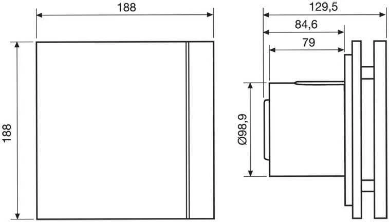 Ventiliatorius SOLER&PALAU SILENT-100 CZ DESIGN 5210601800