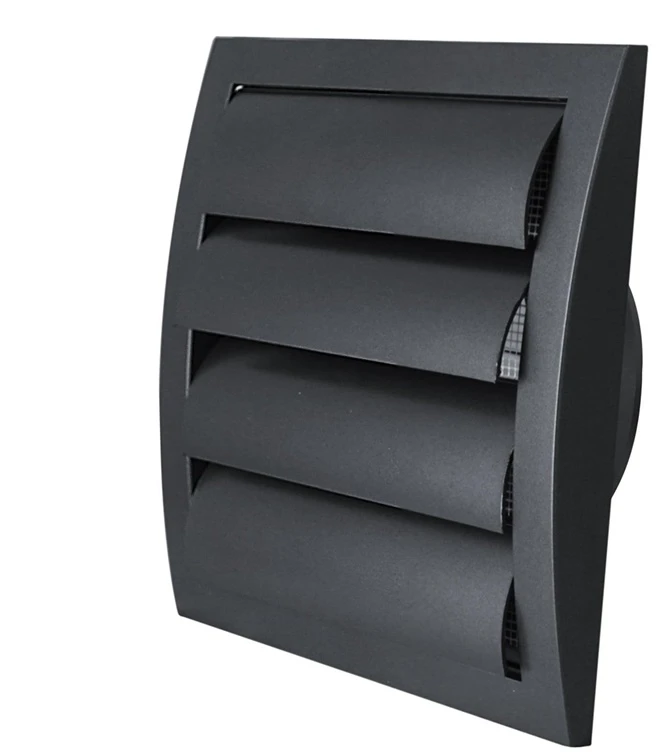 Ventiliatorius Europlast Ventiliacijos grotelės su žaliuzėmis190x190 D125 ND12ZA