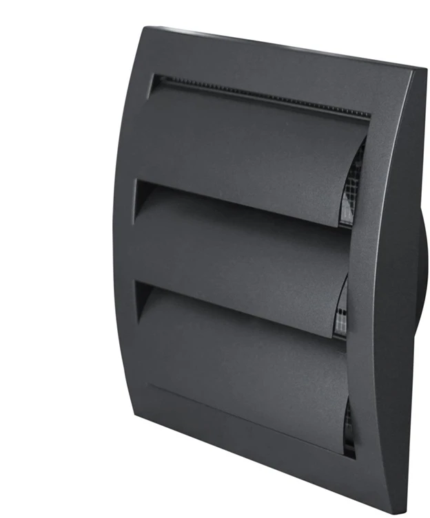 Ventiliatorius Europlast Ventiliacijos grotelės su žaliuzėmis 148×153 D100 ND10ZA