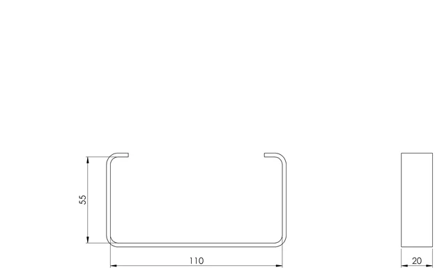 Ventiliatorius Kronšteins Europlast KZ, plastmasa, 11 x 5.5 cm, 2 gab.