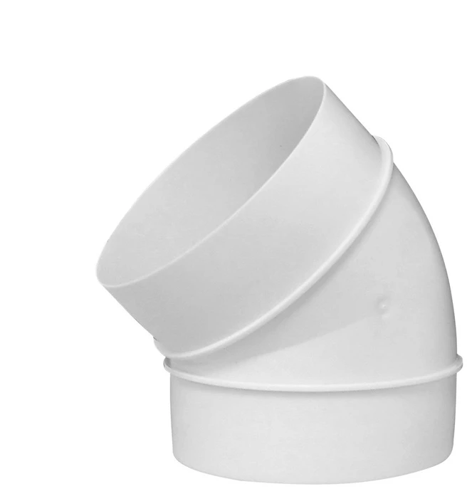 Ventiliatorius Līkums Europlast AL100-45, 45 °, 100 mm