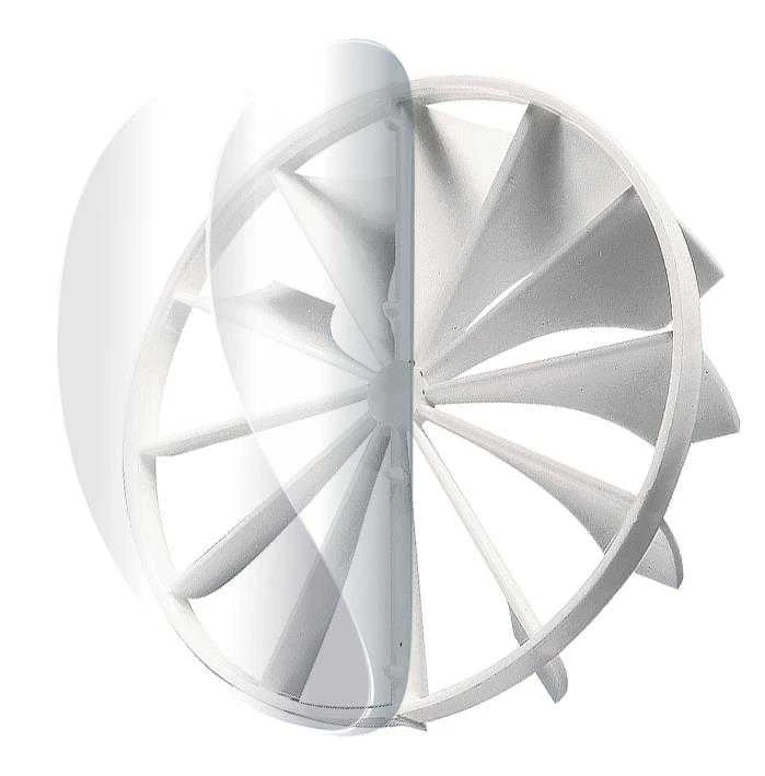 Ventiliatorius Pretvārsts - Europlast EEV125. 12.5 cm