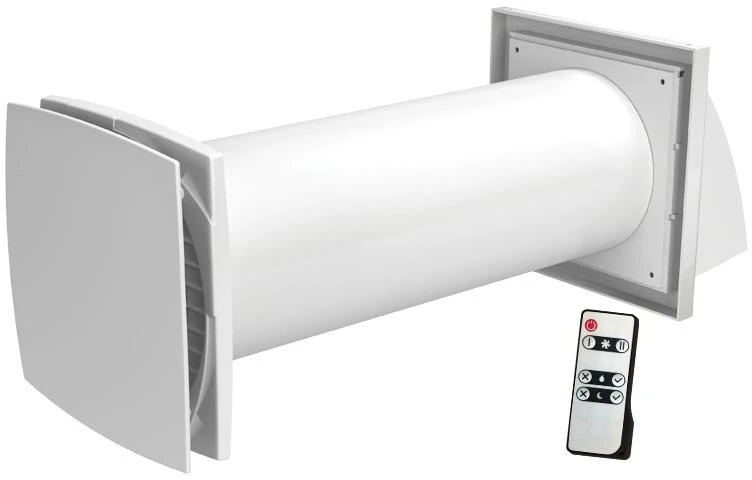 Ventiliatorius Ventilācijas izeja sadzīves Vents Solo RA1-35-9 R V.2, ar mitruma sensoru, 10 cm