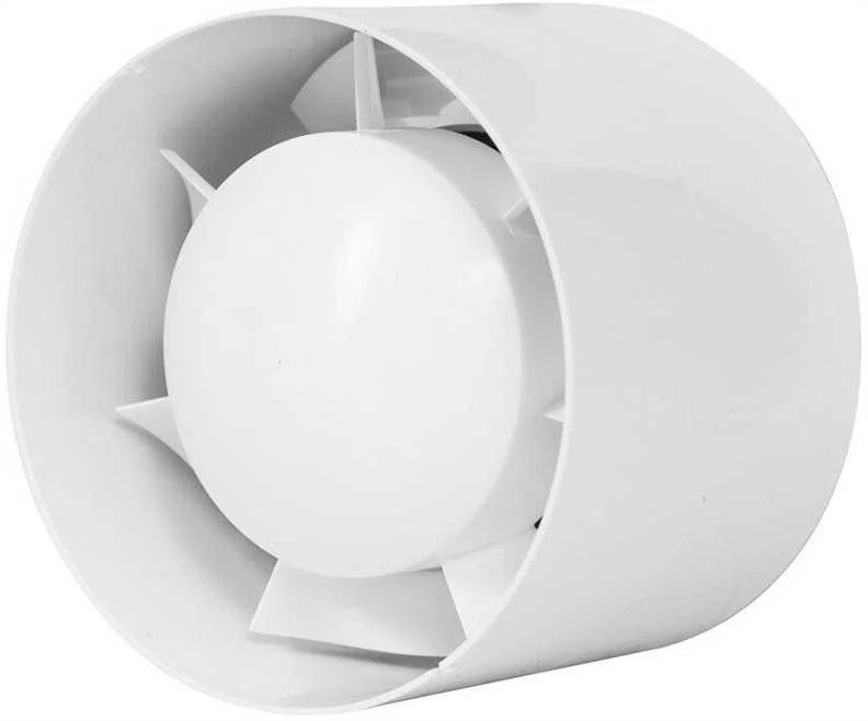 Kanalinis ventiliatorius EUROPLAST EK100T, su laikmačiu