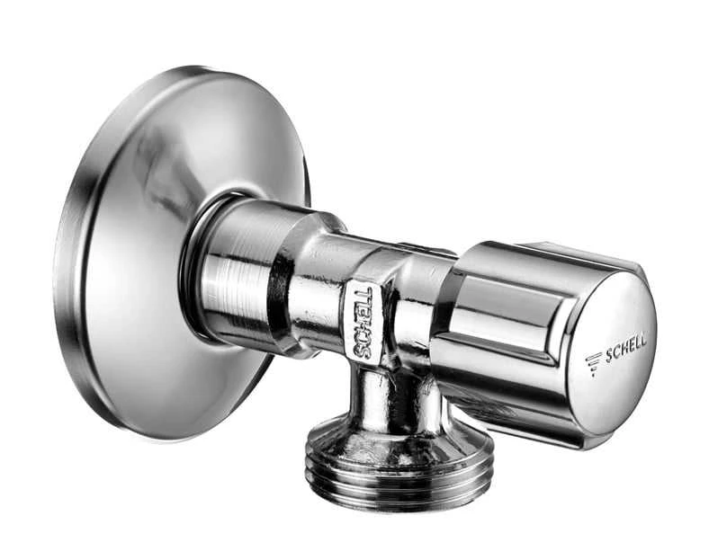 Ventilis Schell, stūra, 1/2 collas – iekšējā vītne, 3/4 collas – iekšējā vītne