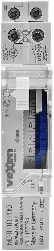 Vexen Electric Laikrodis, mechaninis, 16 A