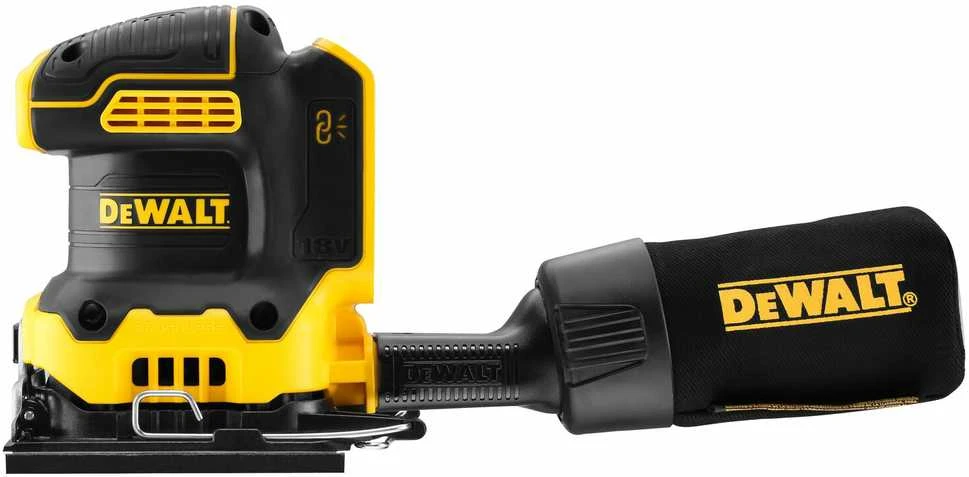 Dewalt vibracinis šlifuoklis DCW200NT, 18V, lagaminas,  be akumuliatoriaus ir kroviklio