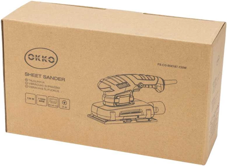 Okko Šlifuoklis Monroe SHEET SANDER FS-CG-90X187-135W 135W