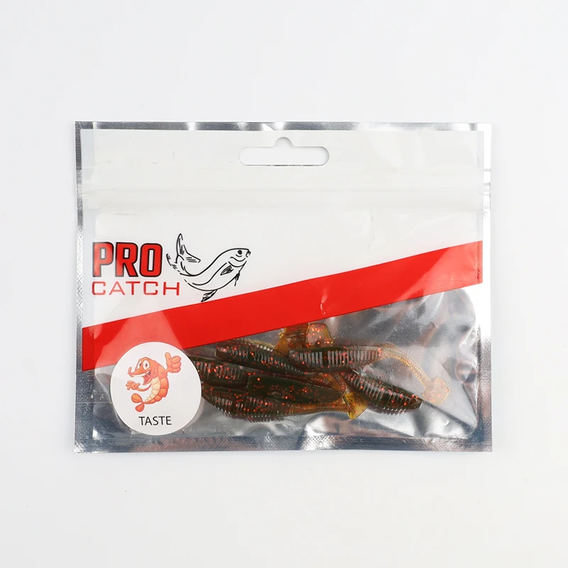 Gumijos masalas Vibroaste Pro Catch N015 55mm, 6 vnt.