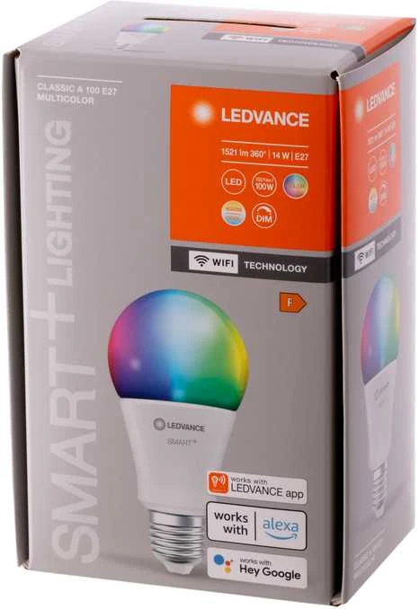 Lemputė Ledvance LED, A75, rgb, E27, 14 W, 1521 lm