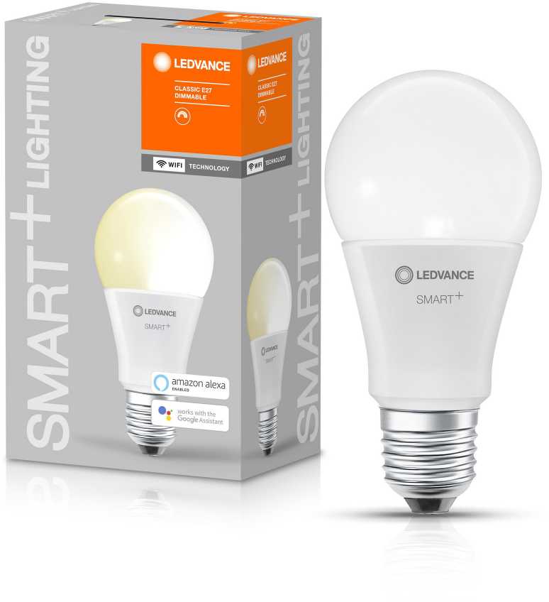 Ledvance Išmanioji LED lempa SMART WIFI, A60, 9W, E27, 806lm, dim